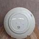 Antique ironstone plate from Creil and Montereau, Compiègne green model.