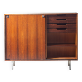 Cabinet de rangement minimaliste en teck par Alfred Hendrickx, 1960