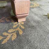 Flat desk with solid oak Henri II aero gummed