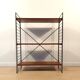 Mid century free standing rack with teak shelves by Dekker – Tomado