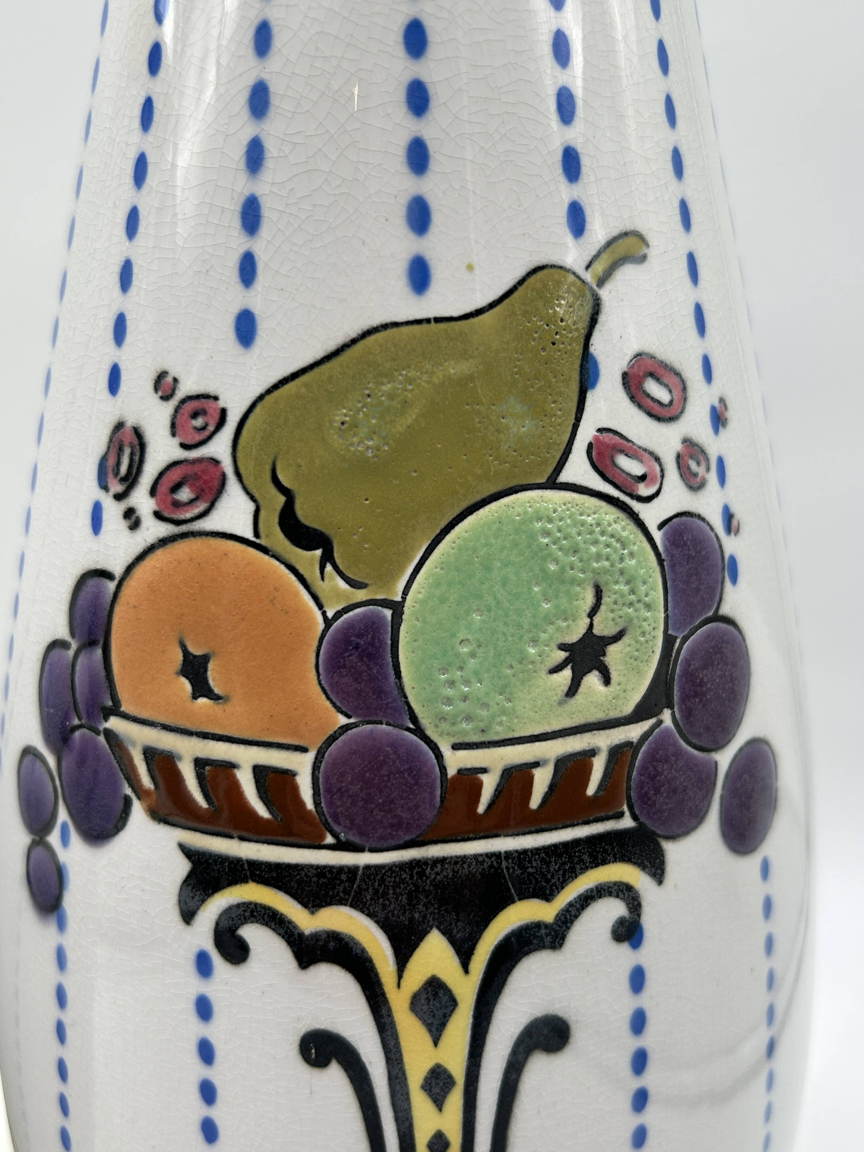 Paire de vases art deco - boch freres