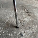 Set of 4 Kartell Maui Chairs — Navy Blue Polypropylene Seats, Chrome Legs, by Vico Magistretti