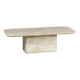 Table basse travertin italien, 1980