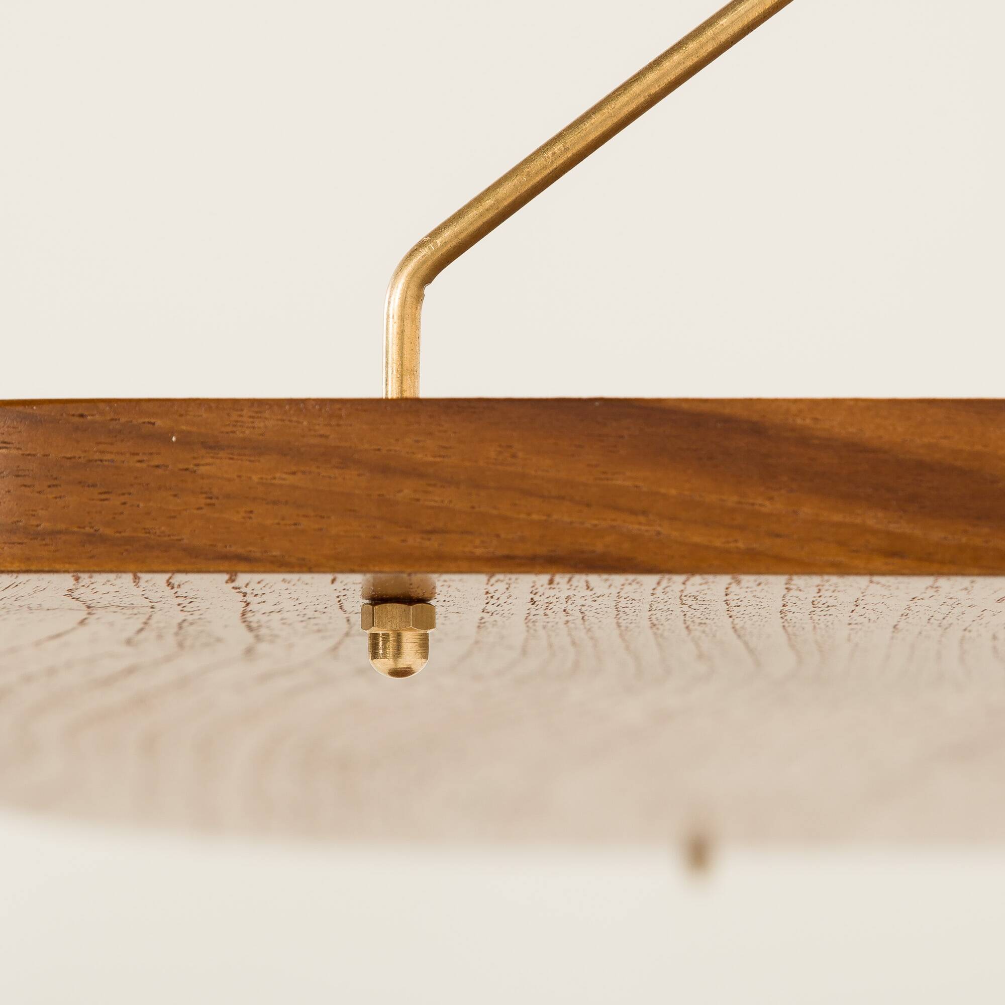 Danish extra deep teak floating shelves, set of 2