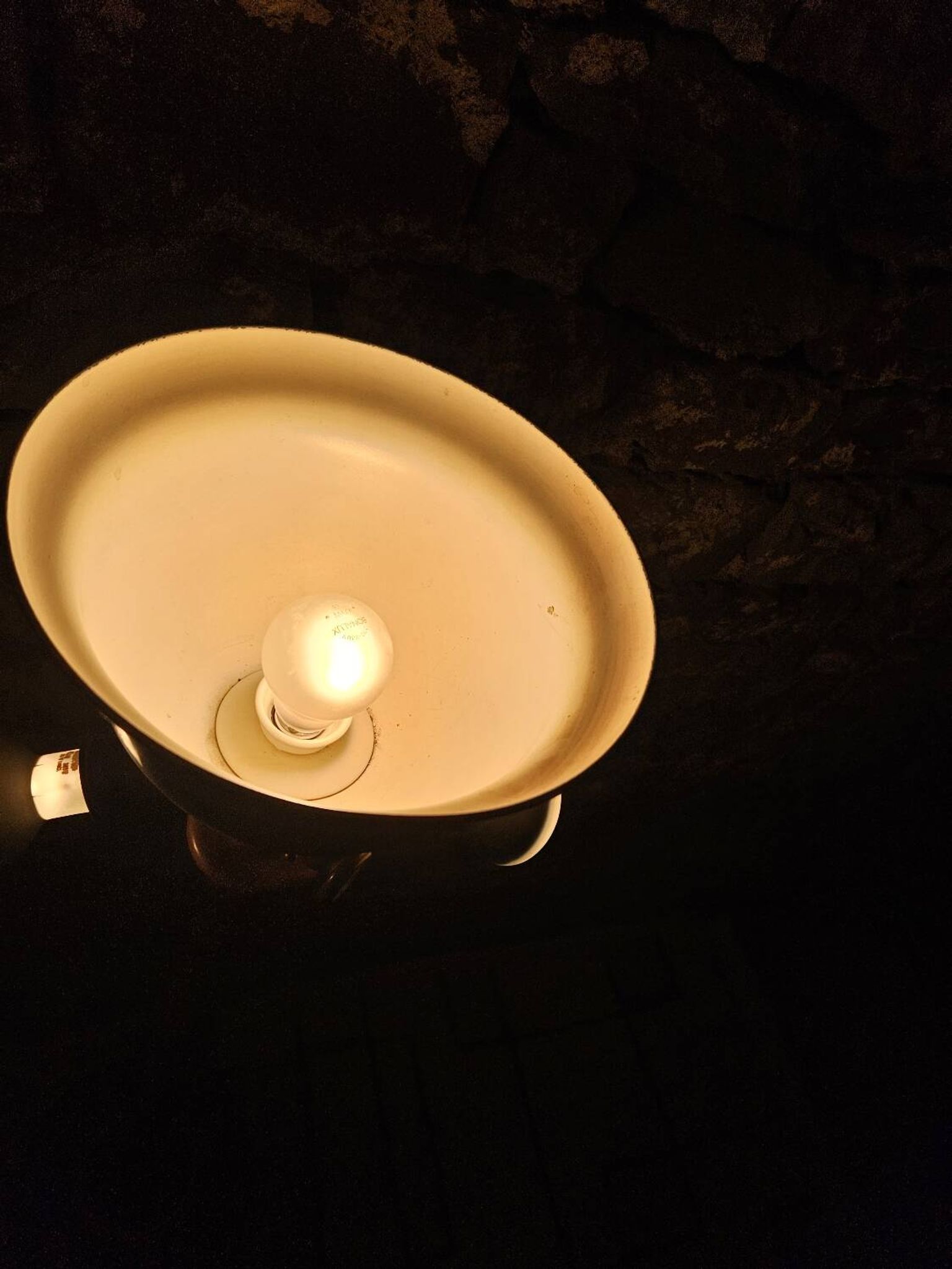 Lampadaire bois touné  Art Déco 1960