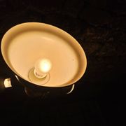 Lampadaire bois touné  Art Déco 1960