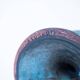 Vintage Vallauris candle holder signed Ferraro in glazed ceramic.