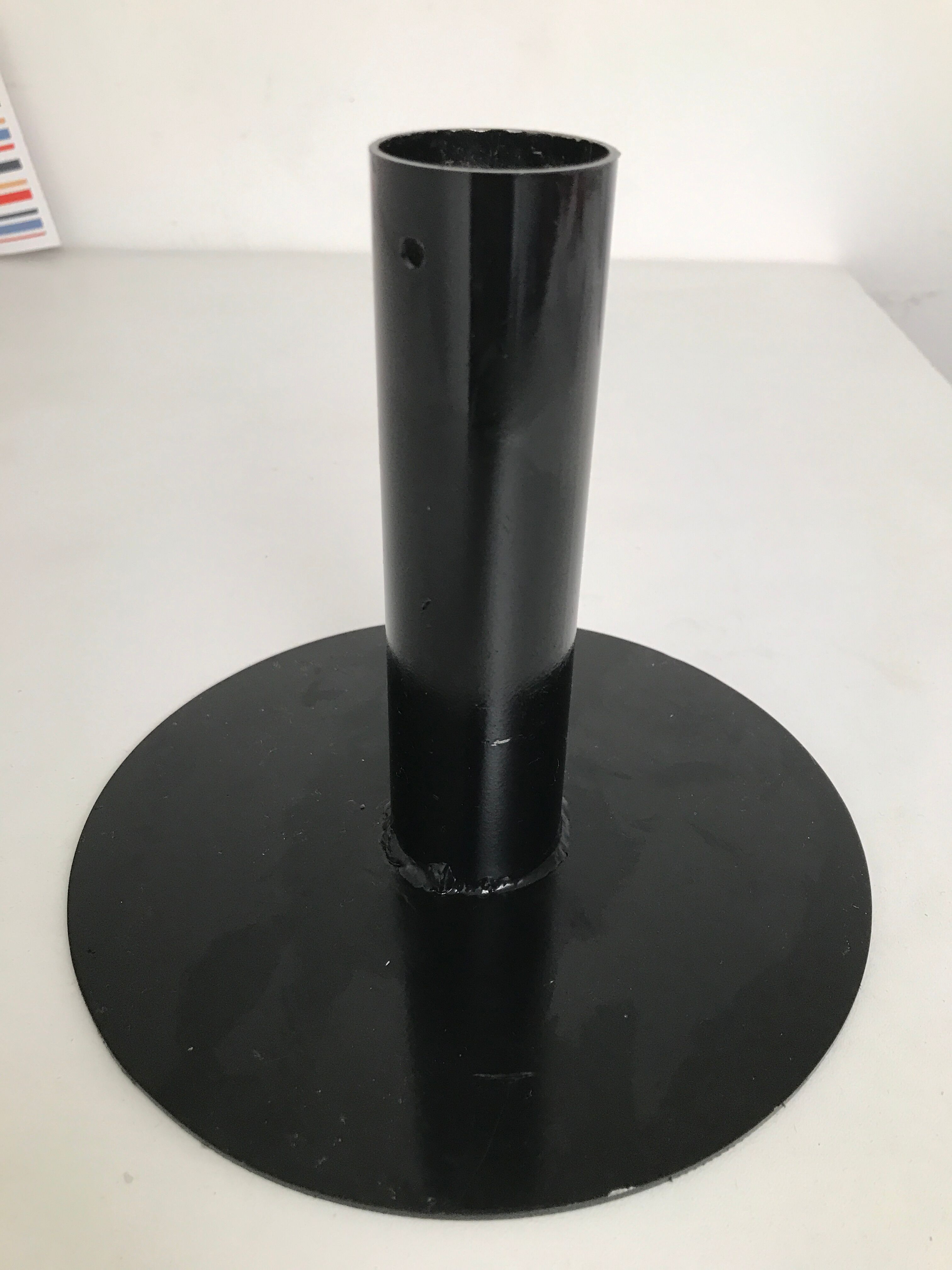 Wrought iron candle holder 60s