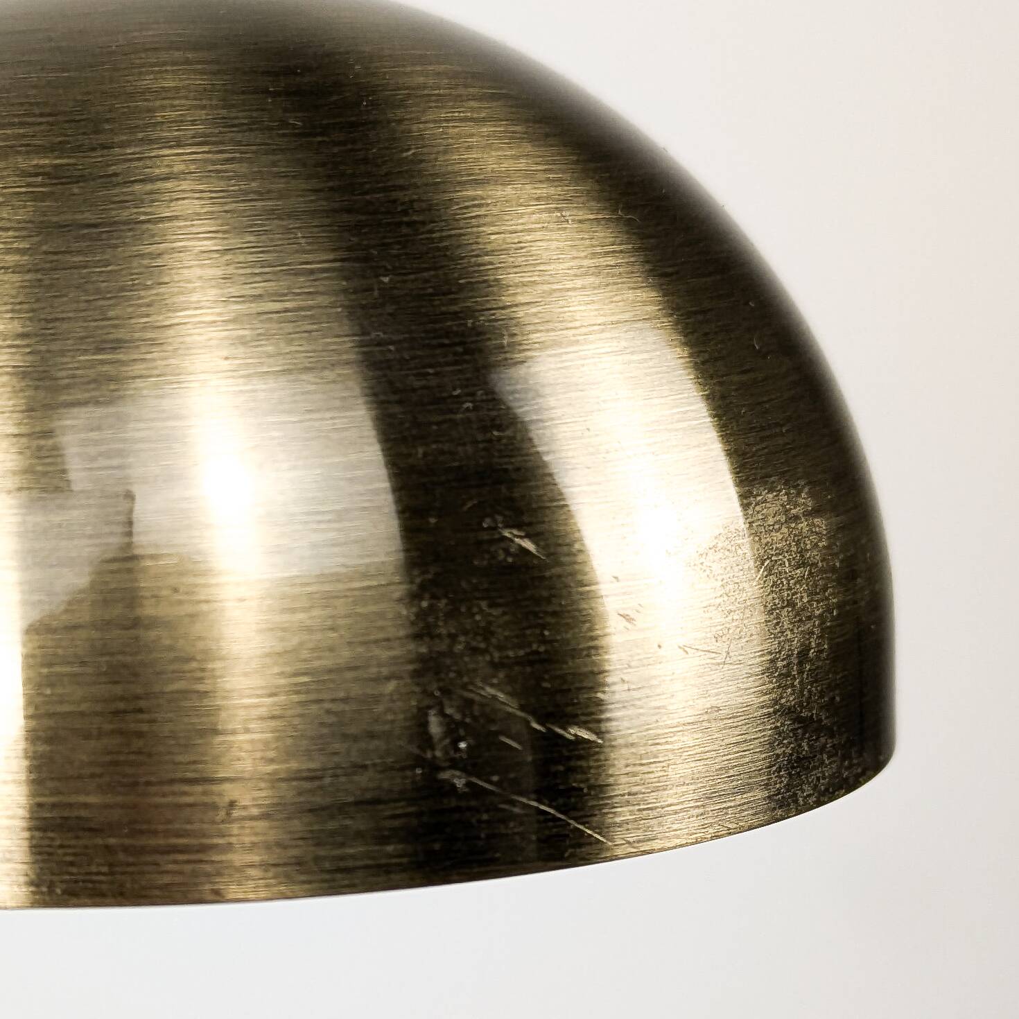 Vintage Lampe de table laiton Col de cygne Lampe de chevet Or Brossé réglable Rétro Mid Century Lamp