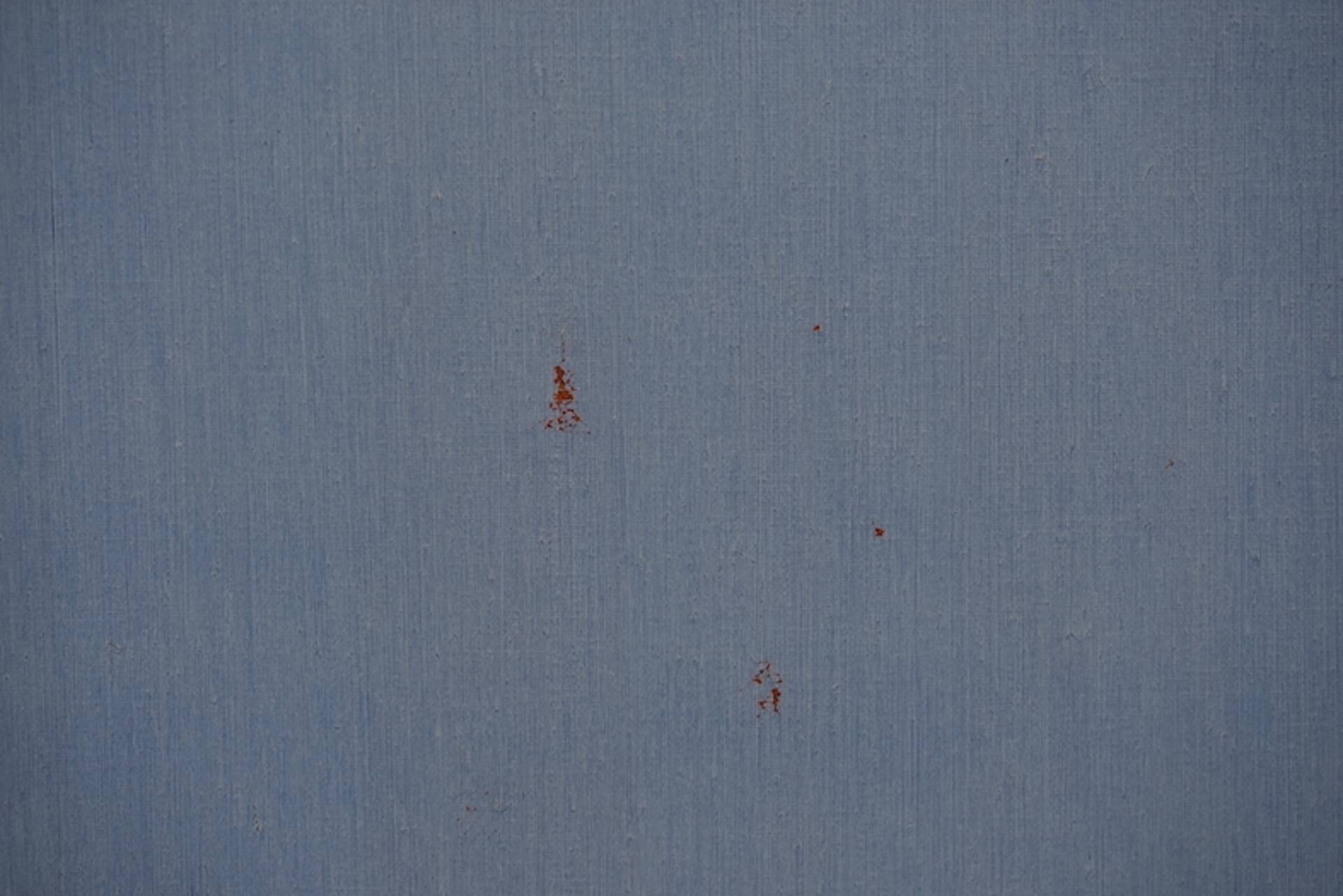 Abstract expressionist oil on canvas by Helmut Rehme