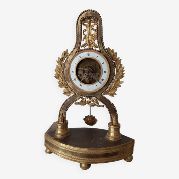 Bronze skeleton clock