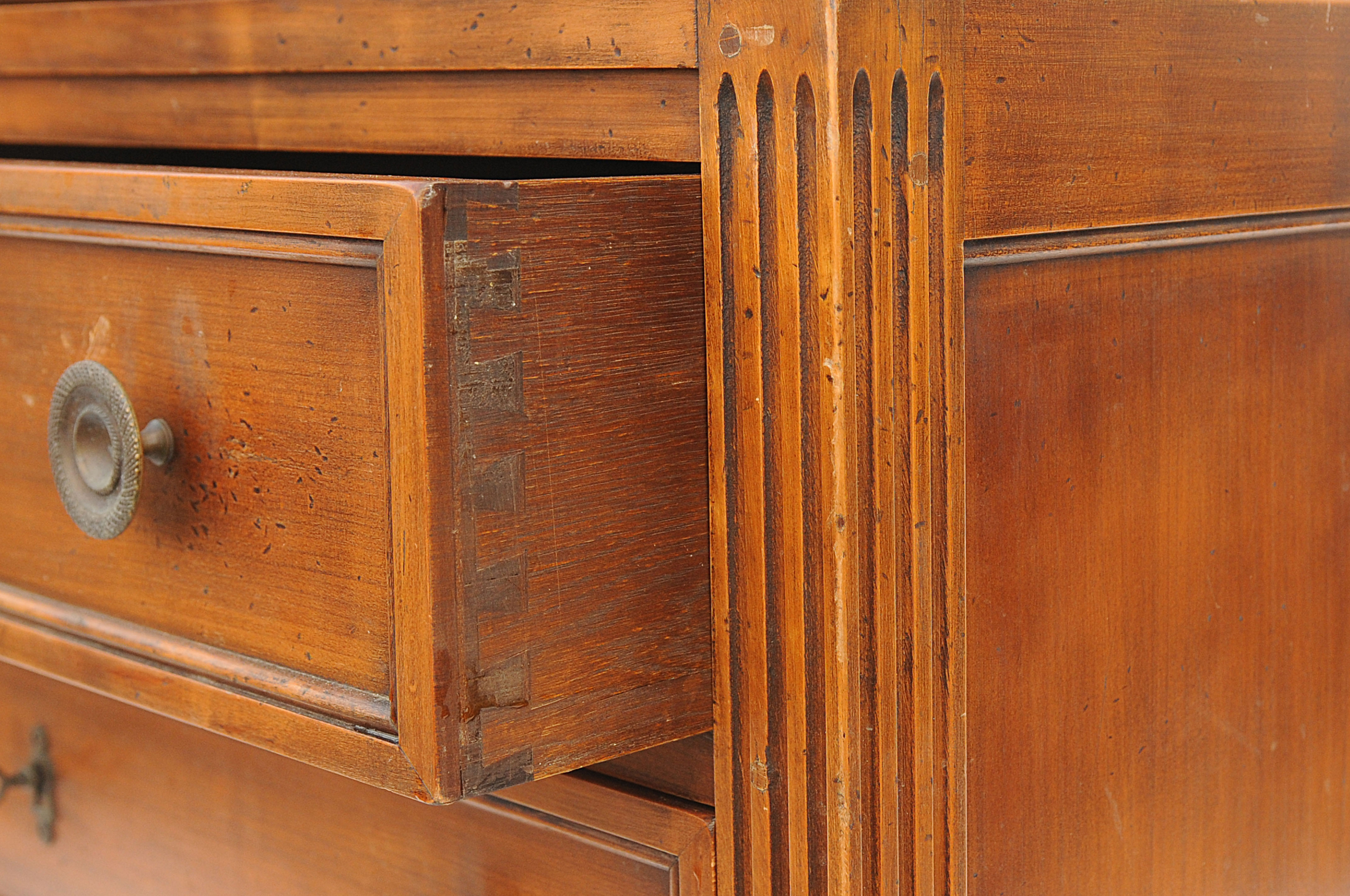 Louis XVI style scriban desk