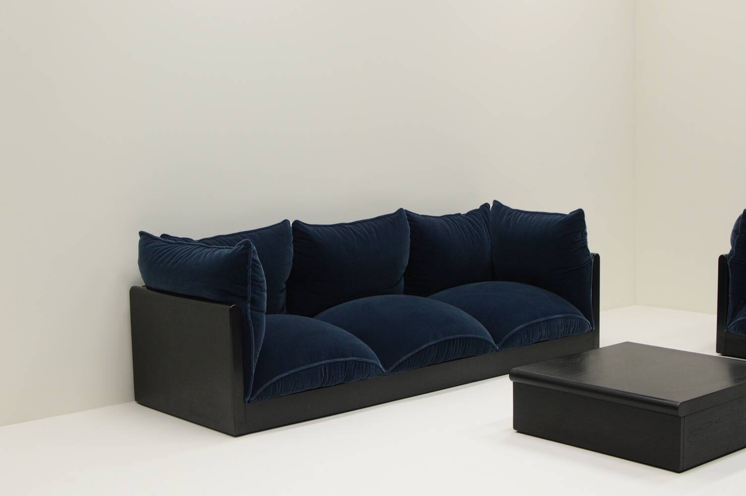 “Down” sofa set by Carlo Bartoli for Rossi di Albizzate, 1970s Italy.