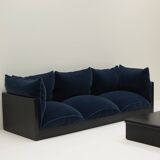 “Down” sofa set by Carlo Bartoli for Rossi di Albizzate, 1970s Italy.