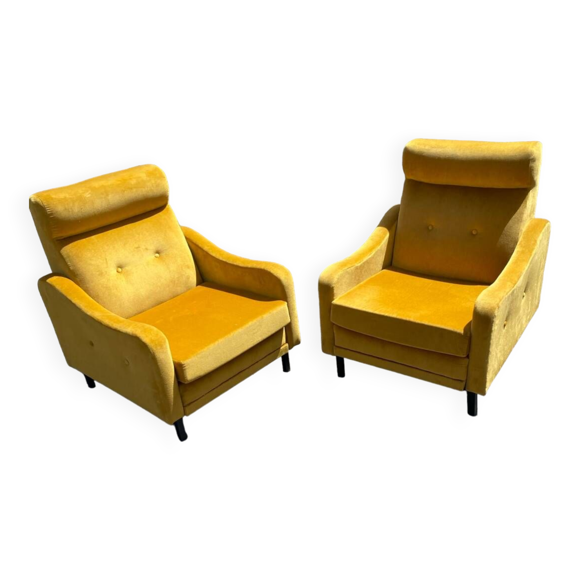 Pairs of Italian armchairs