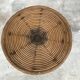 Bamboo stool 50s Decoration natural wood rattan wicker Vintage Plant Door