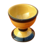 Old shell glazed terracotta eggcup