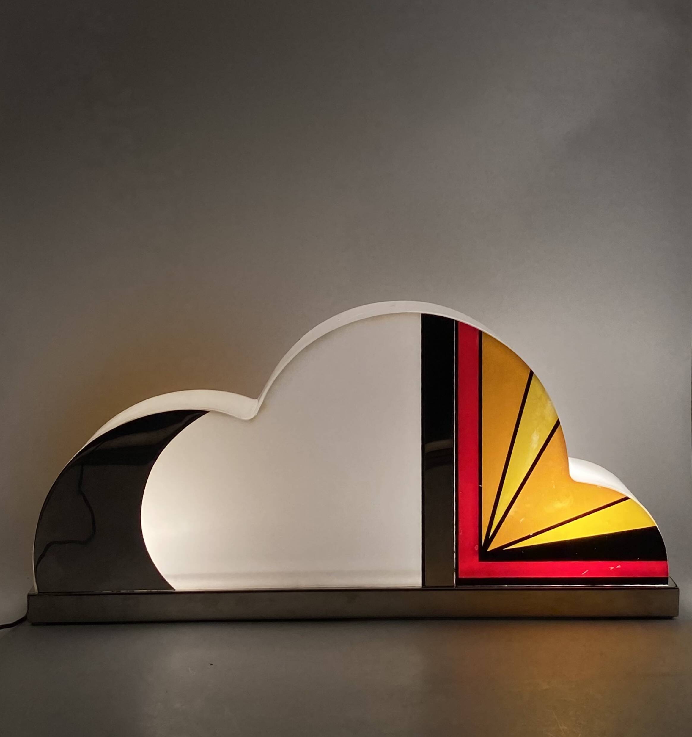 rare table lamp, Italy 1970s