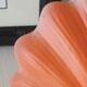 Vintage ceramic seashell lamp