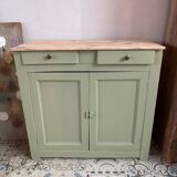 Old sage green sideboard