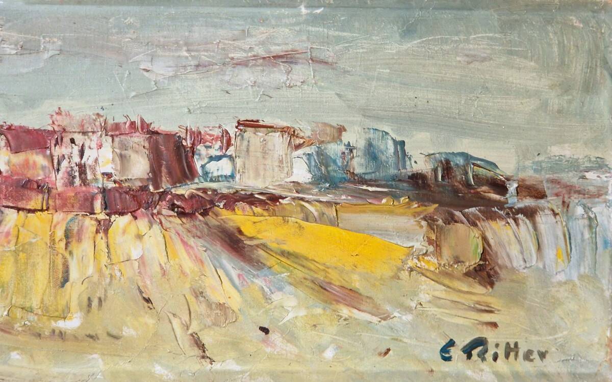 Alsatian Village by Etienne Ritter (1934-1994)