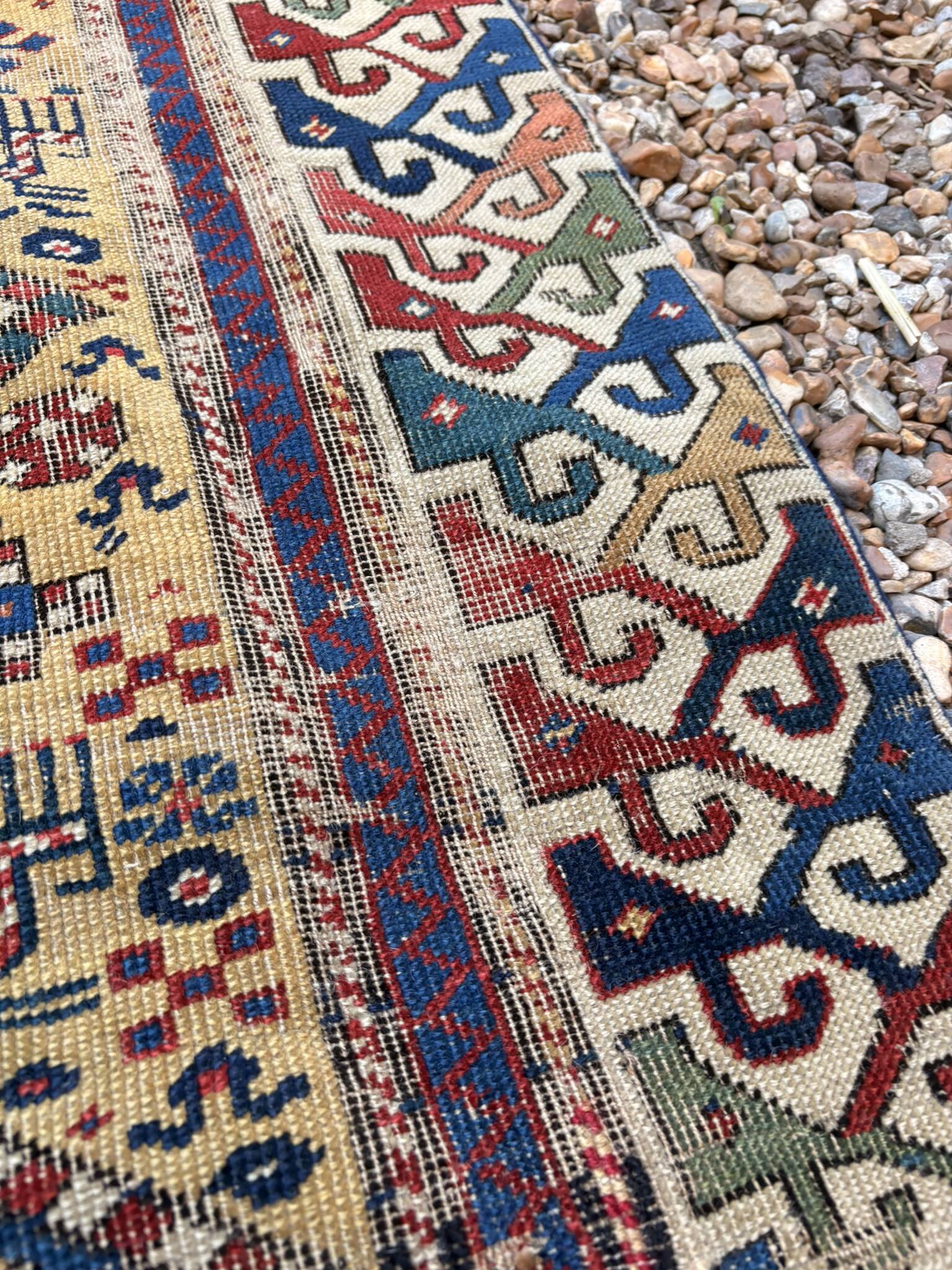 Persian Corridor Rug Antique Handwoven 85x340 Tribal Boho Turkish Kurdish