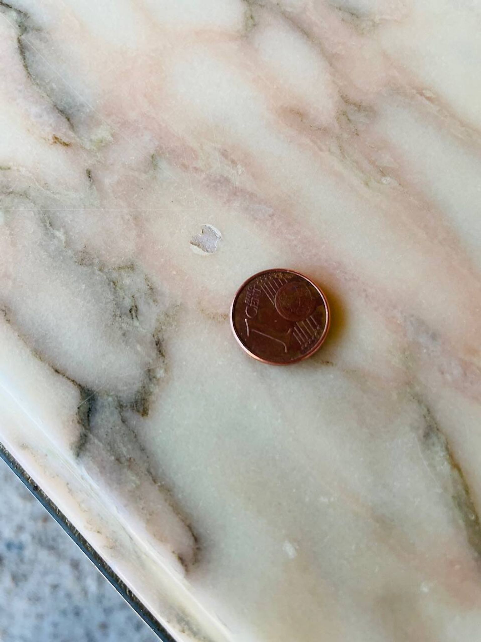 Vintage marble and brass coffee table circa 60's