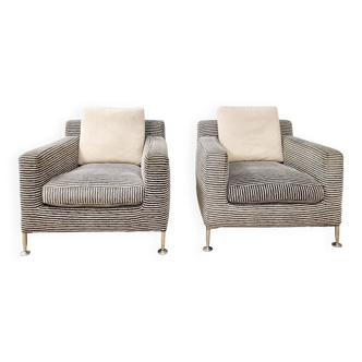 Fauteuils Harry Vintage par Antonio Citterio pour B&B Italia, 1990s, Set de 2