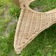 Ikea Savo rattan chaise longue