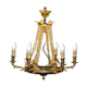 24-carat gold-plated bronze chandeliers L'Originale Italy