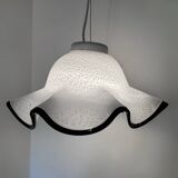 Murano glass flower pendant from the 1970s