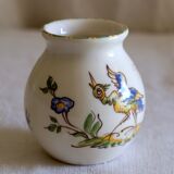 Moustiers earthenware vase