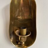 Pair of wall sconces tea shovels