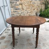 Table ovale à rabats