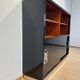 Vintage Bauhaus Office Cabinet in Black Lacquer and Mahogany, 1930
