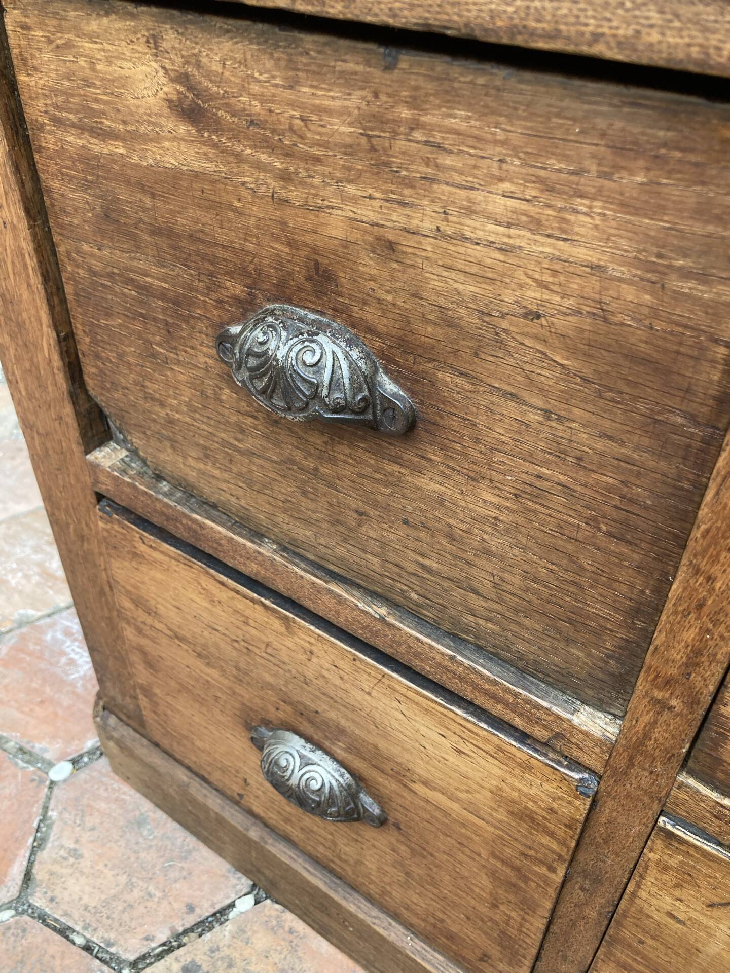 Meuble de métier ancien 9 tiroirs