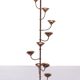 Scandinavian Brass standing candle stick 1960s