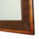 Vintage Square Bamboo and Rattan Mirror Boho 70cm