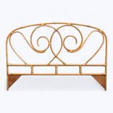 Vintage rattan headboard 1980