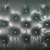 Chesterfield Ottoman padded leather set