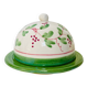 Butter bell in faience from the 20th century signed Mesves R.R Renaud Rémusat.