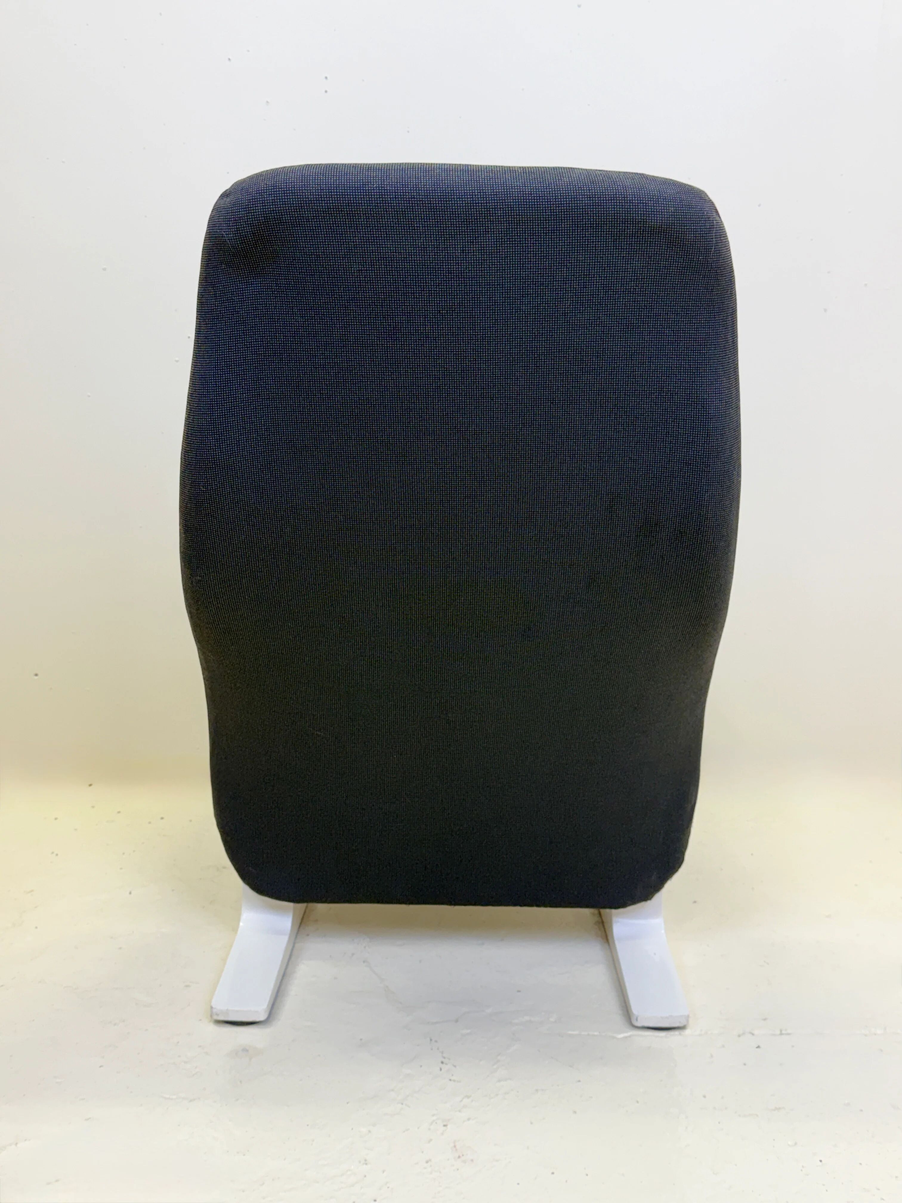 "Concorde" armchair in navy blue by Pierre Paulin, 1960s