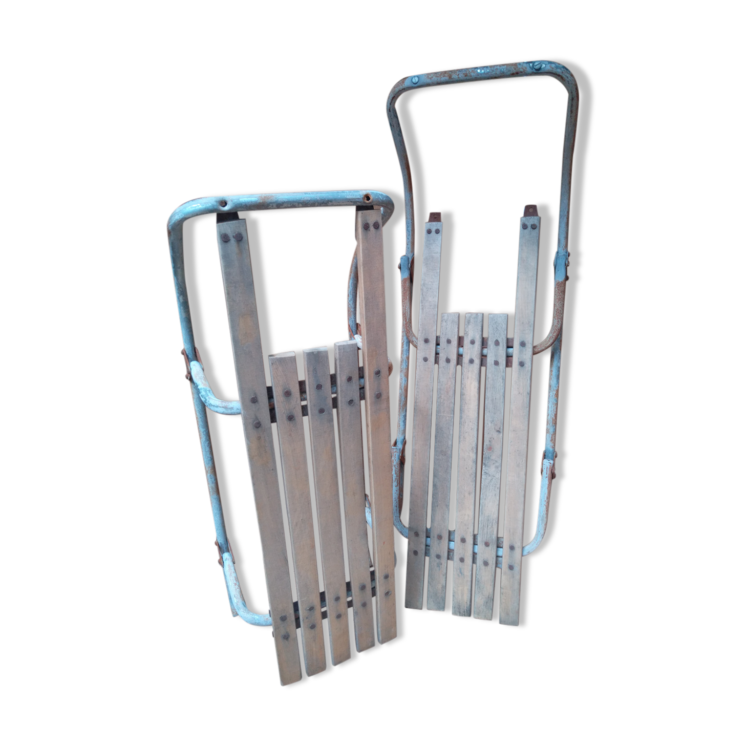Traîneau pliable vintage - 4 disponibles