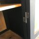 Parisian wardrobe or vintage wood closet, 50s