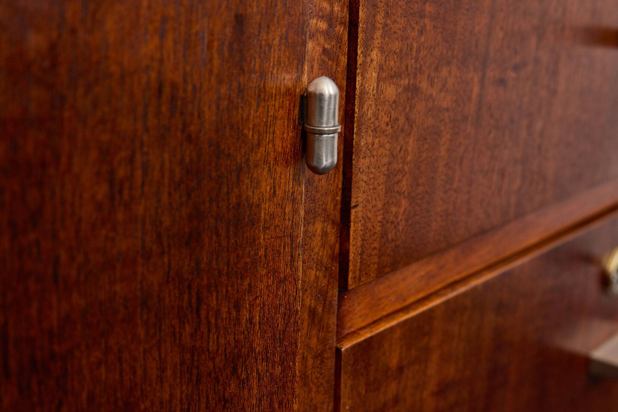 Buffet cubain en acajou de style Bauhaus, Gyula Kaesz, début des années 1940