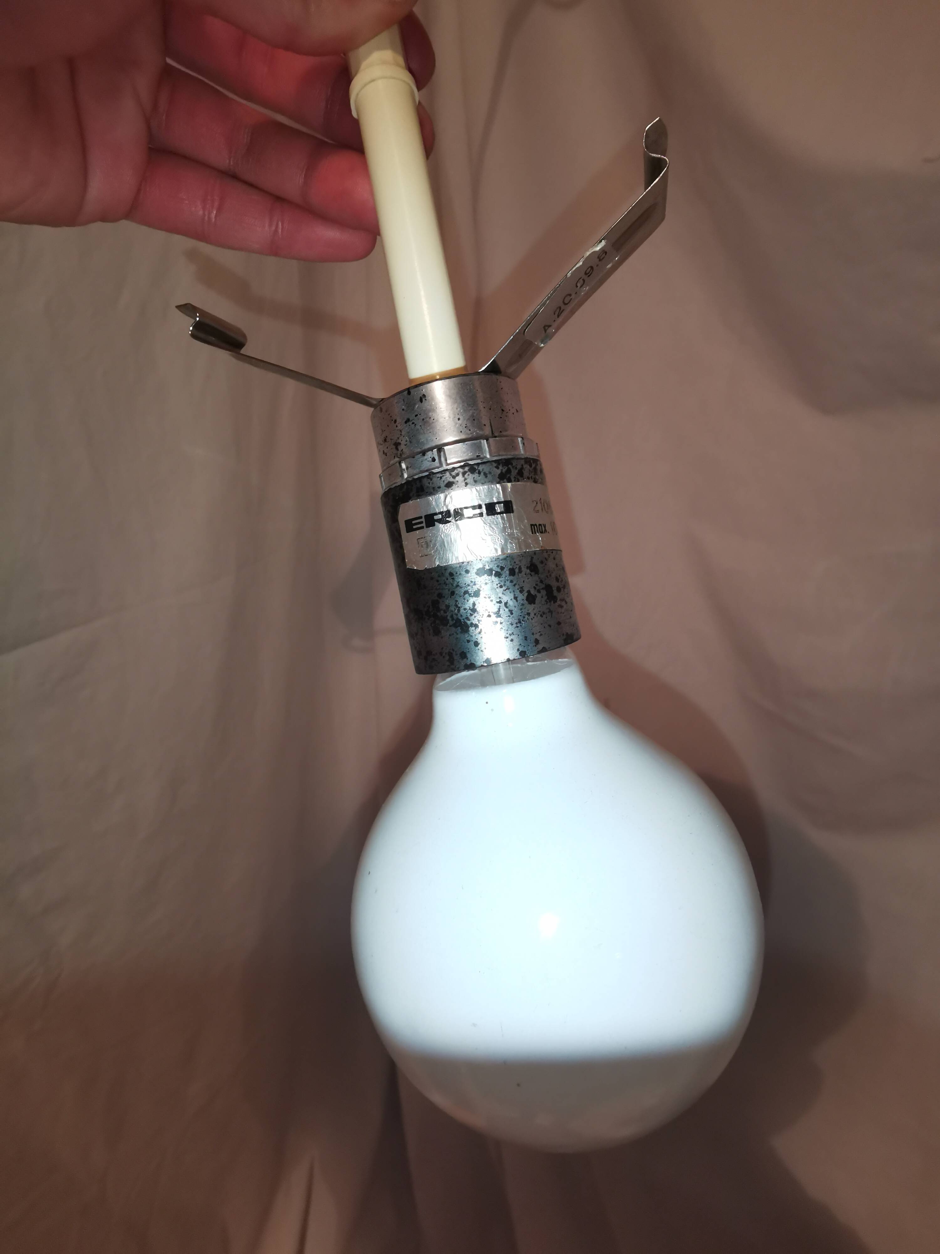 Aloys Gangkofner pendant light for Erco, Germany, Space Age, 1970.