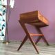 Office dressing table vintage Scandinavian feet compass