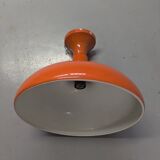 Orange and white retro chandelier
