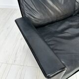 ‘70s/‘80s Vintage 620 Leather 2-Seater Sofa by Dieter Rams for Vitsoe