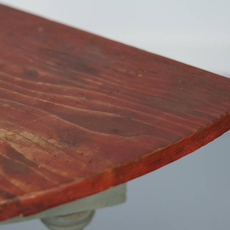 Swedish Gustavian Folk Art Painted Side Table